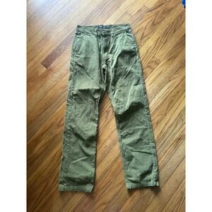 Vans Authentic Olive Green Corduroy Relaxed Pants – Size 28